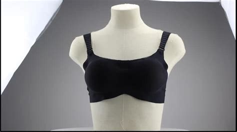 hot selling silicone false breast form push up bra for man crossdresser seamless 1 piece style