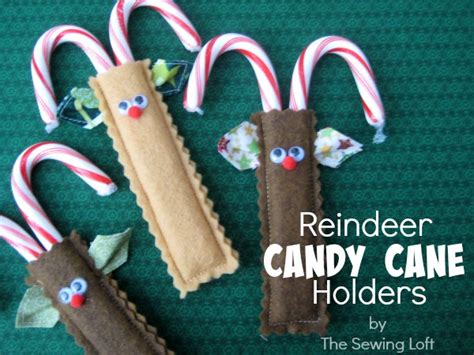 Reindeer Candy Cane Holders The Sewing Loft Candy Cane Lollipops