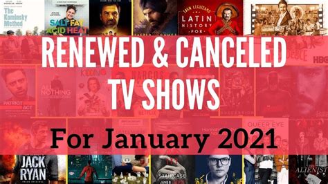 renewed and canceled tv shows for january 2021 youtube