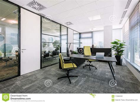 Small Modern Office Boardroom And Meeting Room Interior