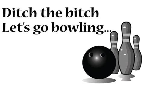 Lets Go Bowling Humor Slogan Car Bumper Sticker Decal 5 X 4 Ebay
