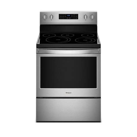 Whirlpool 53 Cu Ft Freestanding Self Cleaning Electric Range With Five