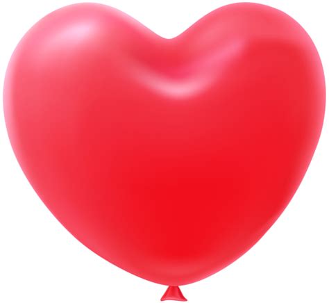 Heart Shape Balloon Red Transparent Clip Art Image Gallery