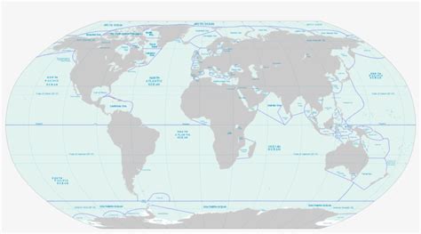 Blank World Map Oceans