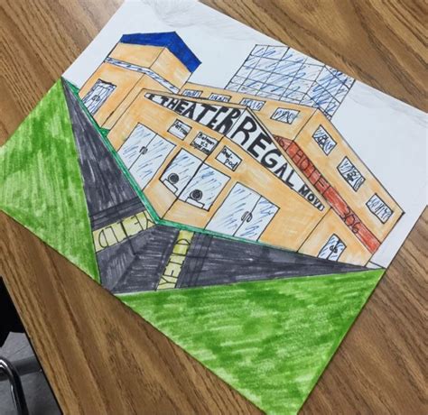 Two Point Perspective Buildings Mrs Knights Smartest Artists