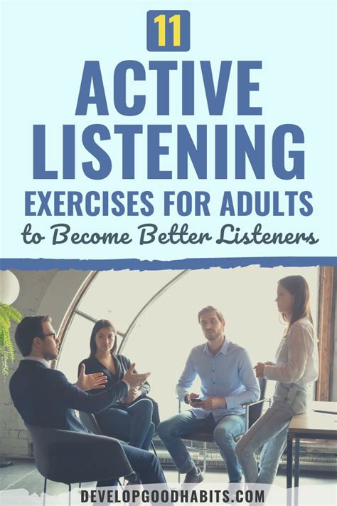 11 Active Listening Exercises To Become A Better Listener