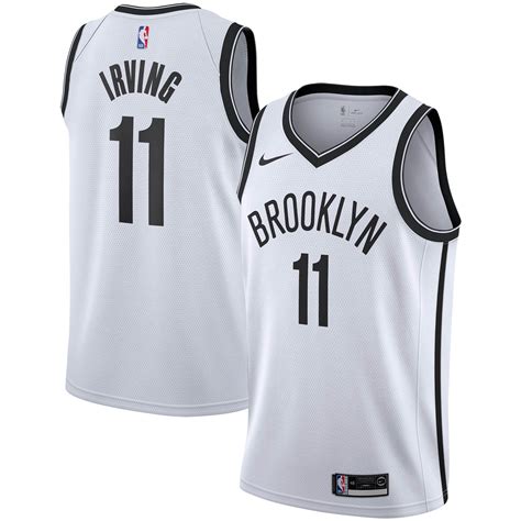 We're giving away kyrie irving replica jerseys to the first 10,000 fans at our *second* game of the season, friday, oct. Kyrie Irving Brooklyn Nets Nike 2019/2020 Swingman Jersey - Association Edition - White ...