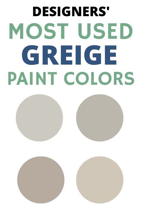 The Best Greige Paint Colors For 2023 Paint Colors