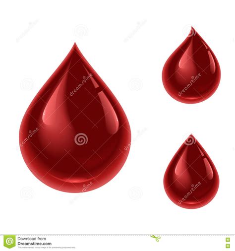 Blood Drop Stock Vector Illustration Of Shape Care 75871598