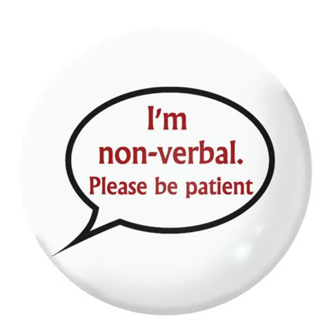non verbal awareness badges 25mm 1 inch pin button badges etsy australia