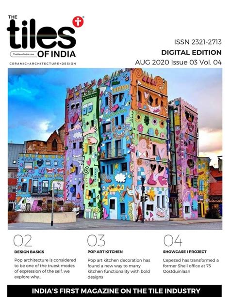 A classic newspaper template gives a professional feel to your club's or organisation's news. Digital Tabloid Edition - Aug 2020 Issue 3 Vol 4 - The Tiles of India