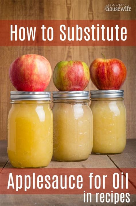 They are a far cry from being good for. How To Substitute Applesauce For Oil In Cake Mix ...
