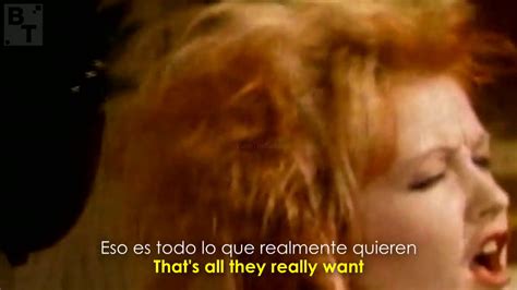 Cyndi Lauper Girls Just Want To Have Fun Lyrics Español Video