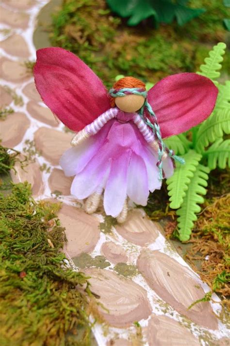 Flower Fairy Doll Flower Fairies Miniature Fairy Doll Flower Fairies
