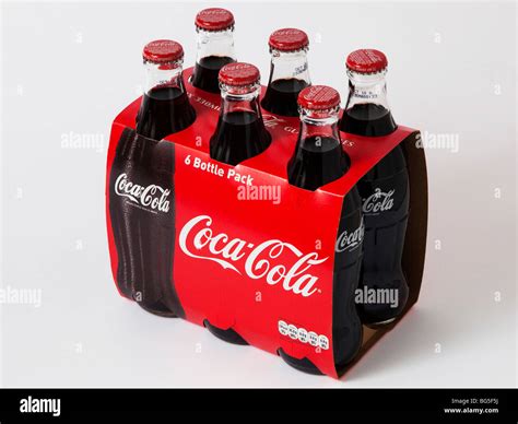 Coca Cola Coke Bottles Bottle Glass Pack Box Stock Photo Alamy