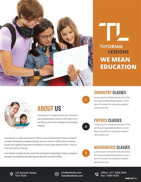 Free Education Flyer Templates Word