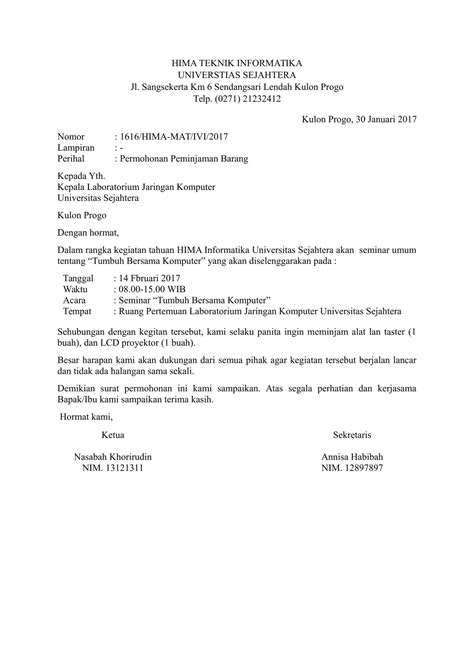 Di bawah ini adalah contoh dari surat pernyataan perjanjian pertanggungjawaban yang baik dan benar bubuhkan tanggal masa berlaku dari pemberian tanggung jawab anda dan tanggal berakhir dari pemberian tanggung jawab agar seorang yang anda berikan tanggung jawab tersebut bisa. Download Contoh Surat Peminjaan Barang Serba Guna