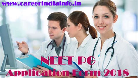 Neet Pg Application Form 2018 Registration Eligibility How To Apply