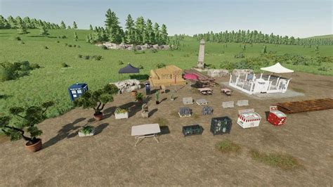 Placeable Objects Pack V Fs Mod Farming Simulator Mod