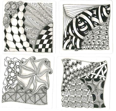 Zentangles For Beginners Easy Zentangle Doodles How To Make12 Extra