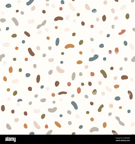 Seamless Background Gender Neutral Baby Dotted Pattern Simple