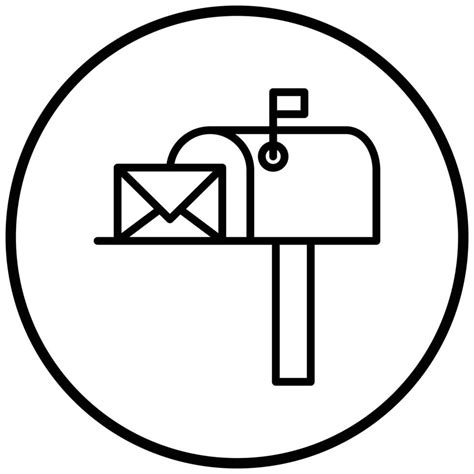 Mailbox Icon Style 7881624 Vector Art At Vecteezy