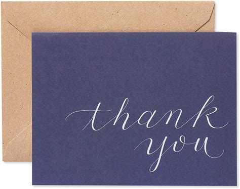 VNS Creations Premium Bulk Business Thank You Cards 100 Count