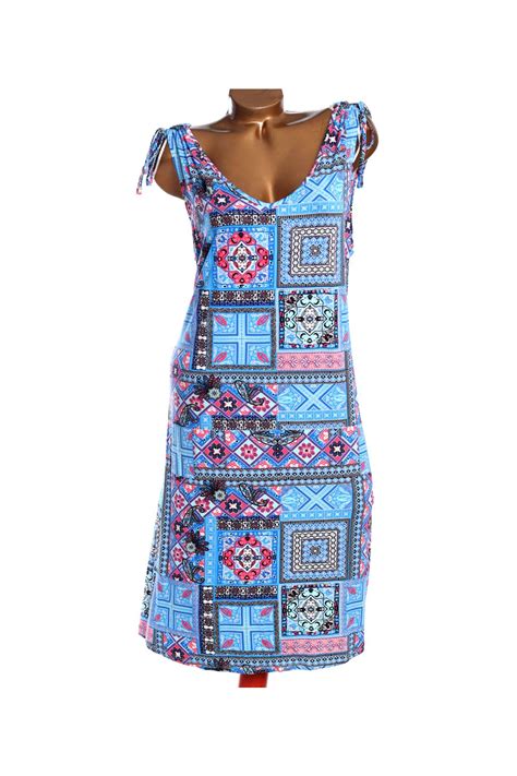 dámské barevné vzorované letní šaty george xxxl 50 anglie hitomat monika horká móda