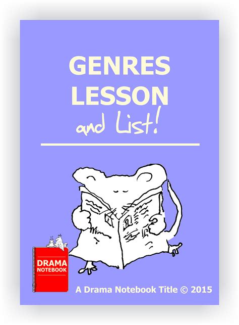 Genre List And Lesson Plan For Drama Class