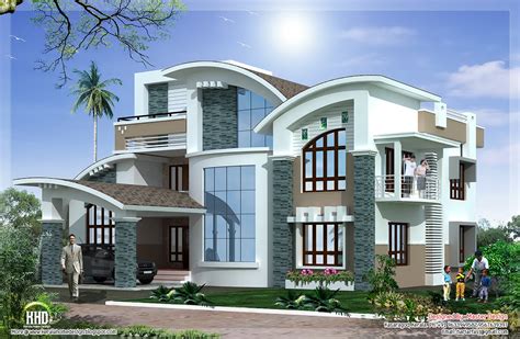 Modern Mix Luxury Home Design Kerala Home Design And Floor Plans