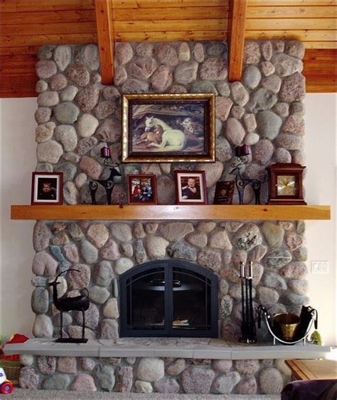 fieldstone fireplace river rock fireplaces fireplace fireplace wall