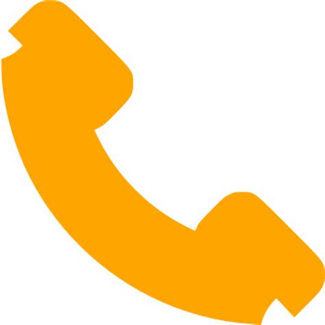 Phone Icon Png Orange Yay Gadget