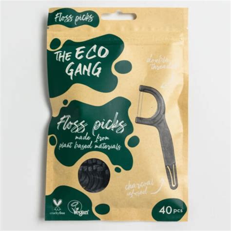 The Eco Gang Floss Picks 40 Pcs Ebay