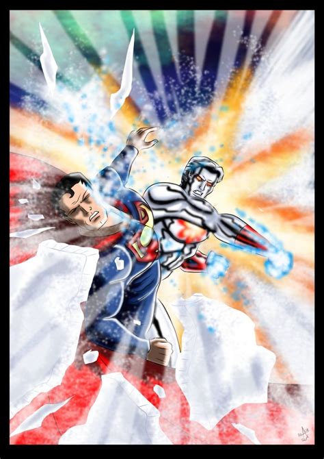 Captain Atom Vs Superman By Adamantis On Deviantart Superman Captain