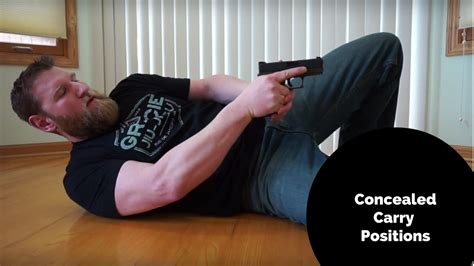 concealed carry positions where to carry and why geauga firearms academy youtube