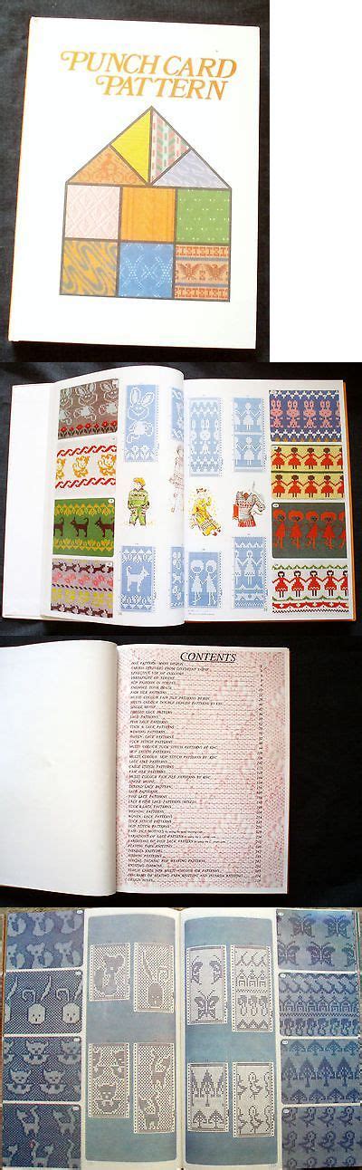 machine knitting patterns 146375 new pattern book for all 24 stitch punchcard machine knitting