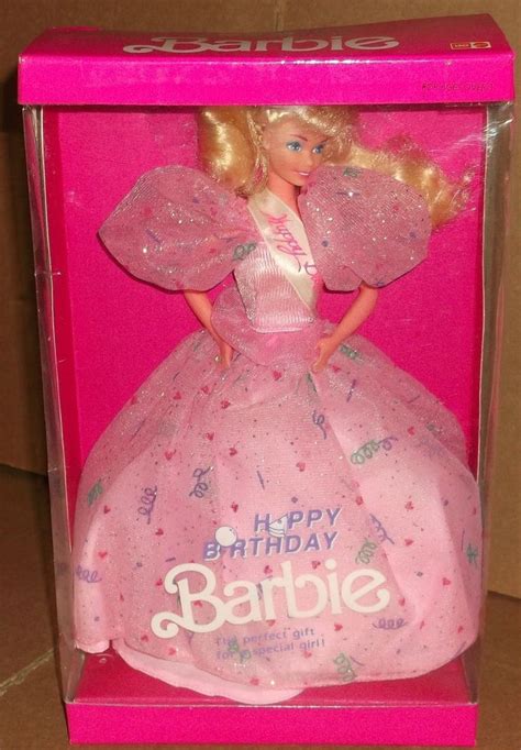 Mattel Leo India Happy Birthday Barbie Doll New In Box From 1996