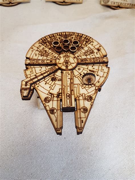 Star Wars Inspired Laser Cut Models Laser Cut Birch Plywood Etsy