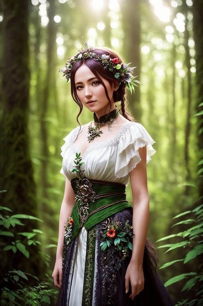 Premium Ai Image Beautiful Inhabitant Of The Forest Mythical