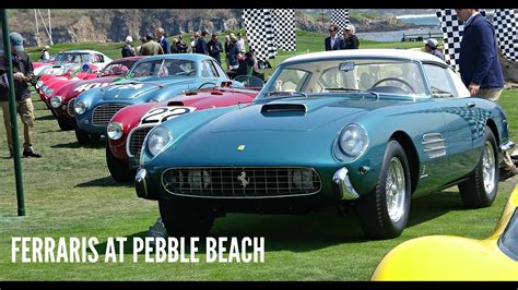 We did not find results for: Ferraris at Pebble Beach | 70th Anniversary of Ferrari - YouTube