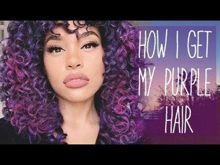 Also, it is easy to apply and maintain, lasts up for 15 shampoos. How to get Purple Hair without using bleach. | Purple hair ...