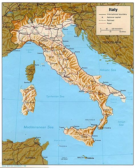 1888 karten zur geschichte italiens alte landkarte antique map litho. Landkarte Italien (Reliefkarte) : Weltkarte.com - Karten ...