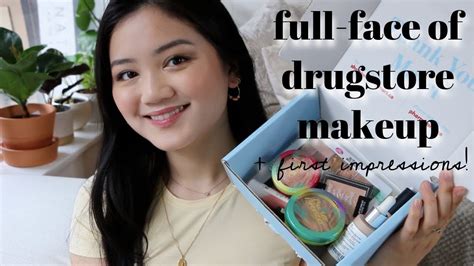 Full Face Drugstore Makeup Get Ready With Me First Impressions