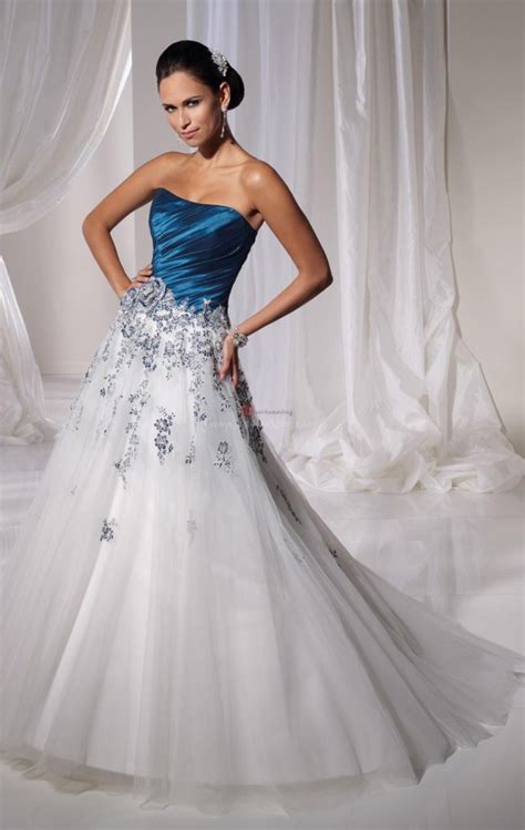 20 Blue Wedding Dresses Ideas Wohh Wedding