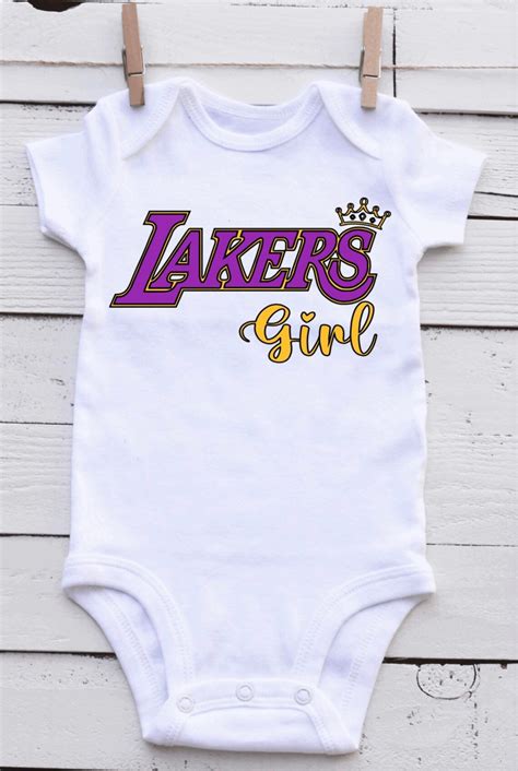 Lakers Girl Onesie Lakers Girl Baby Lakers Girl Toddler Etsy