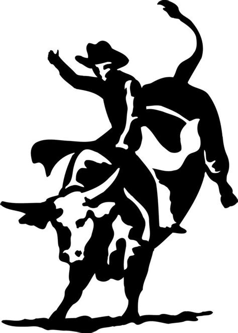 Bull Riding Drawings Clipart Best Clipart Best