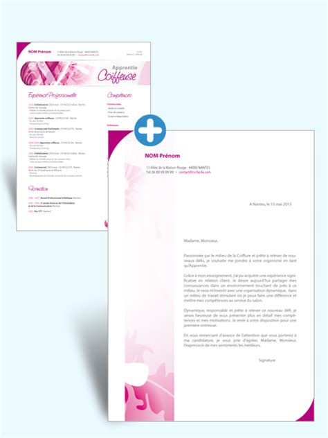 Lettre de motivation pour travailler avec la croix rouge. Modèle lettre de motivation Apprentie Coiffeuse - Exemple CV Apprentie coiffeuse