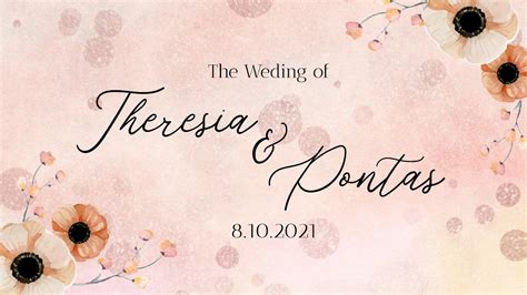 Video Wedding Invitation Digital Theresia And Pontas Undangan Martupol