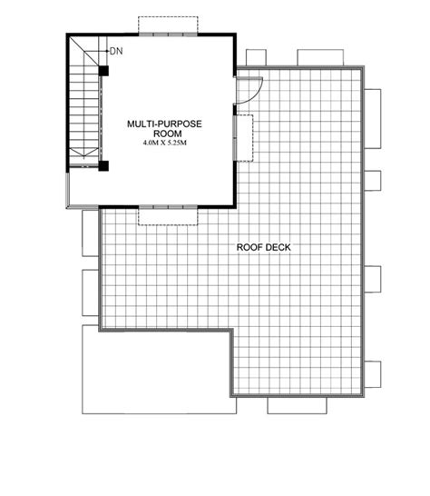 Maryanne One Storey With Roof Deck Shd 2015025 Pinoy Eplans