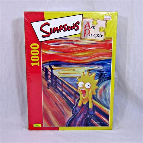 The Simpsons Lisas Scream 1000 Piece Art Puzzle New Dino Ent 20th
